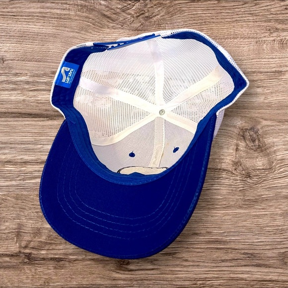 Salty Vibes Surf Style Blue and White Cap - Picture 6 of 6